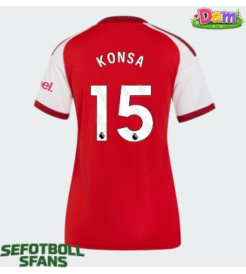 Arsenal Ezri Konsa #15 Hemmatröja Kvinnor 2026-27 Kortärmad